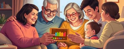 Comparte metas de ahorro con familiares en tiempo real