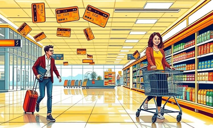 Selecciona tarjetas con beneficios en viajes o supermercados