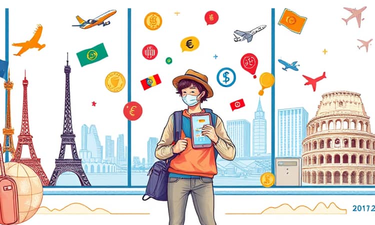Controla gastos en diferentes monedas durante viajes internacionales