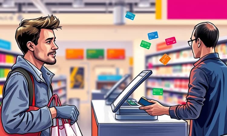 Evita aceptar tarjetas ofrecidas en tiendas sin análisis previo